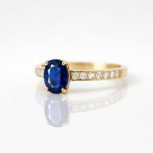 Natural Royal Blue Sapphire Ring