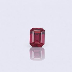 Rose Garnet 1.01Ct Emerald Cut Loose Gemstone