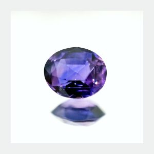 1.29ct Natural Unheated Bicolour Purple Blue Sapphire
