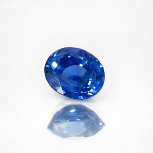 1.52ct Cornflower Blue Sapphire oval cut