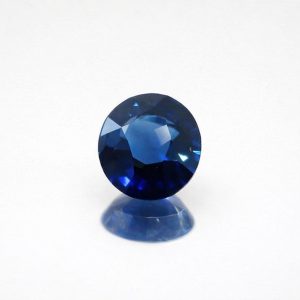 Royal Blue sapphire Round Brilliant Cut