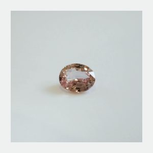 1.66ct Natural Peach Sapphire Oval Shape