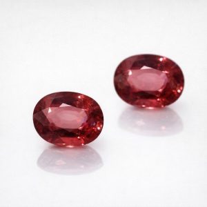 3.68ct Paired Natural Red Tourmalines Rubellites