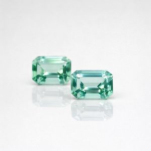 2.73ct Natural Afganistan Seafoam Tourmaline Pair
