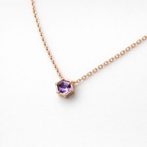 Natural Unheated Purple Sapphire Necklace