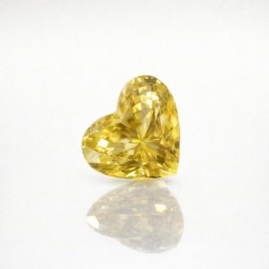 2.01 Natural Vivid Yellow Sapphire Heart Shape