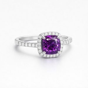 1.07 Ct Unheated Violetish Pink Sapphire