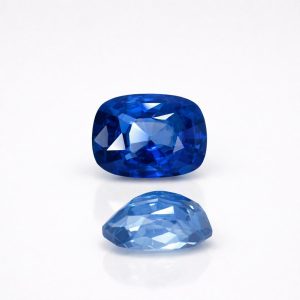 Natural Royal Blue 1.54ct cushion cut loose stone