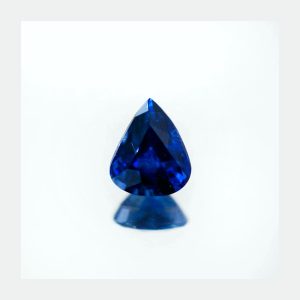 1.54ct Pearshape Royal Blue Sapphire