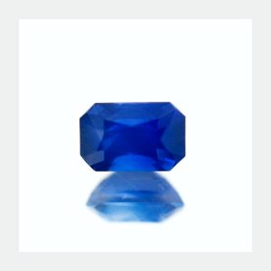 1.15ct Octagonal Intense Blue Sapphire Amazing Colour