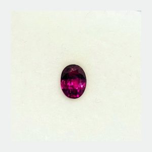 1.07ct Vivid Pinkish Red Oval Cut Ruby