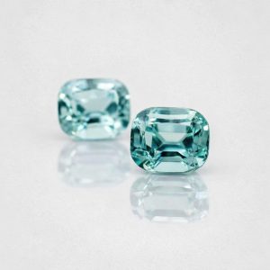 2.48ct Natural Afganistan Seafoam Tourmaline Pair