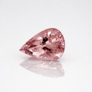 Intense Pink Morganite 5.00ct Pearshaped Cut