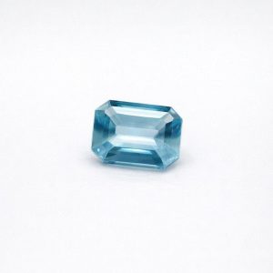 1.06ct Blue Aquamarine Emerald Cut