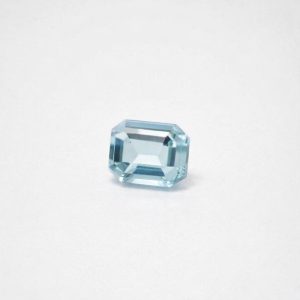1.15ct Blue Aquamarine Emerald Cut