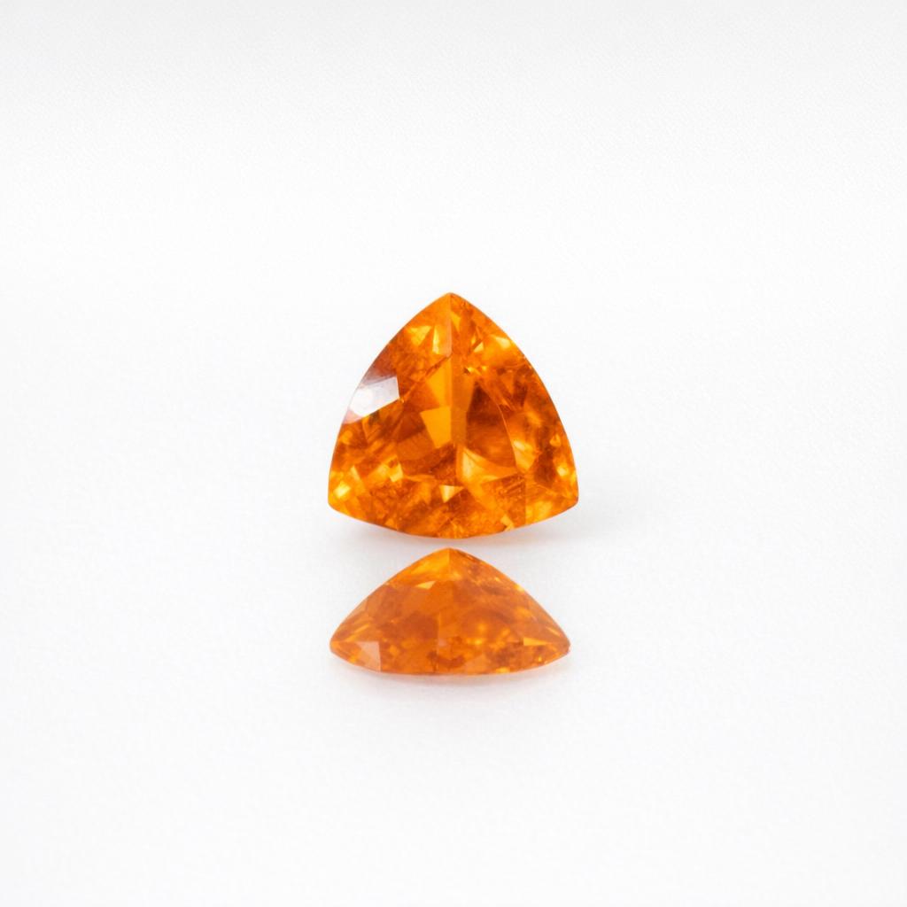 1.15ct Natural Spessartite / Fanta Garnet Triliant Cut
