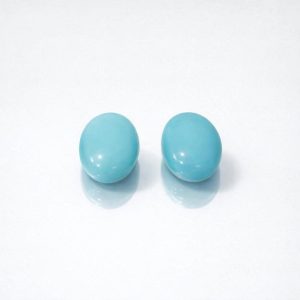 1.14ct Paired Turquoises Cabochon