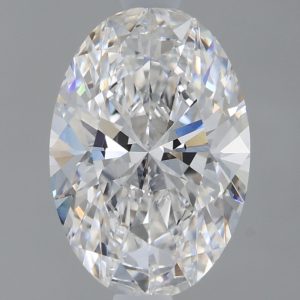 Lab-Grown Diamond 1.57ct D VVS2 Oval | IGI LG833634845