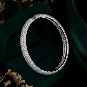 10ct Gold Lab-Grown Diamond Bangle — NK-020