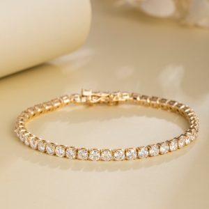 14ct Gold Lab-Grown Diamond Bracelet — NW-012