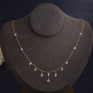 14ct Gold Lab-Grown Diamond Necklace — NK-009