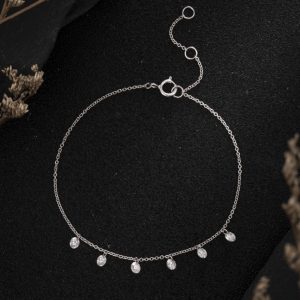 10ct Gold Lab-Grown Diamond Bracelet — NK-080