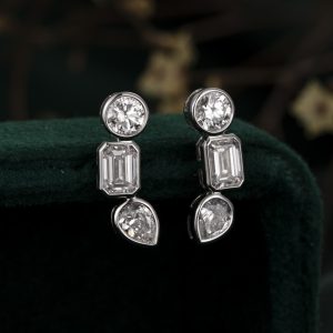 14ct Gold Lab-Grown Diamond Earrings — NK-086