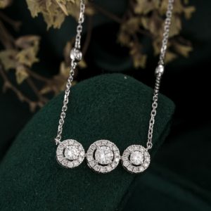 10ct Gold Lab-Grown Diamond Necklace — NK-105