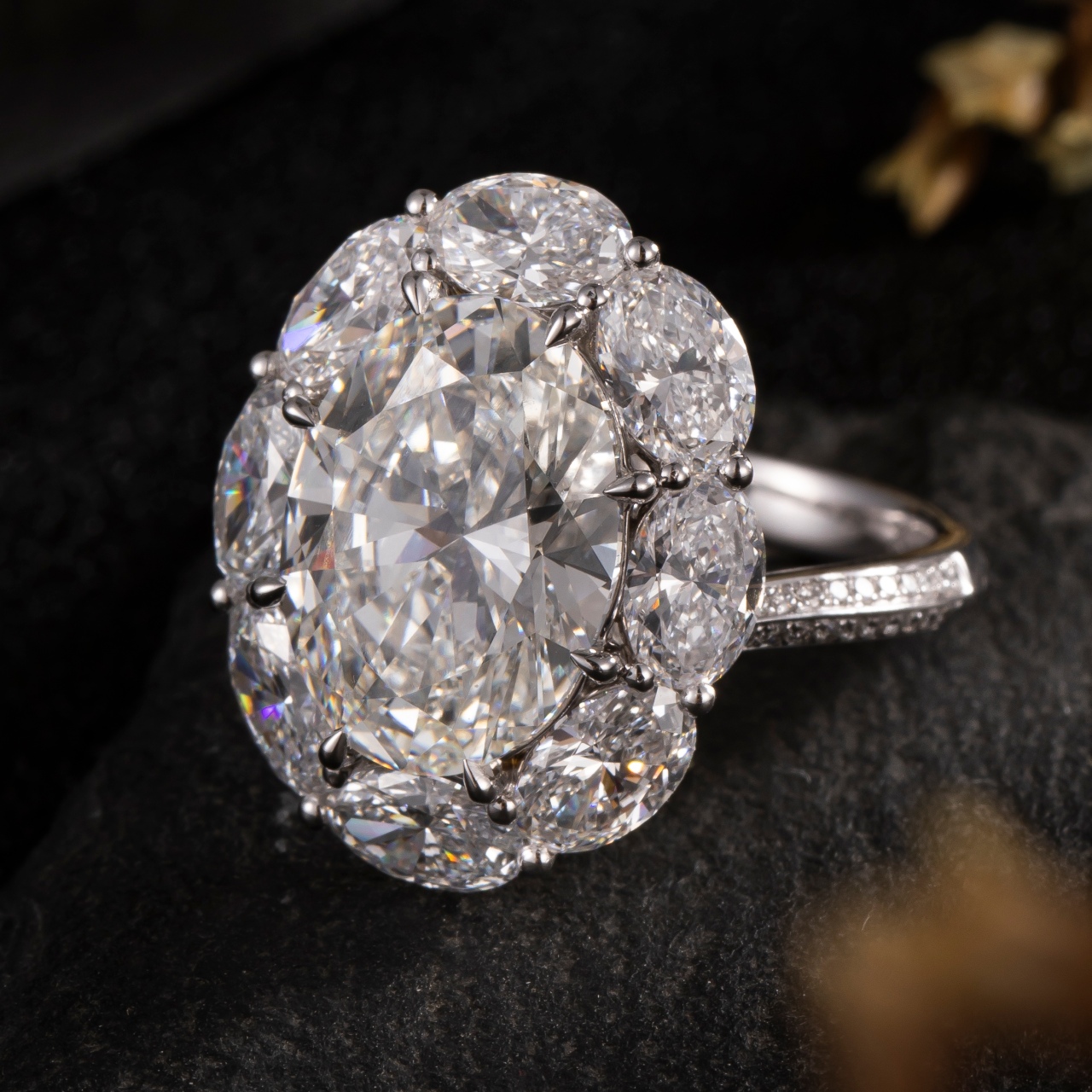 Platinum 900 Lab-Grown Diamond Ring, design reference