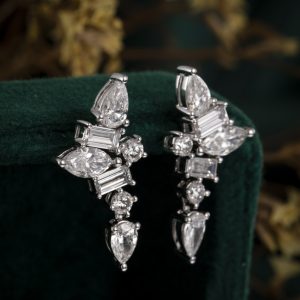 10ct Gold Lab-Grown Diamond Earrings — NK-076