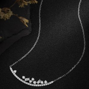 10ct Gold Lab-Grown Diamond Necklace — NK-063