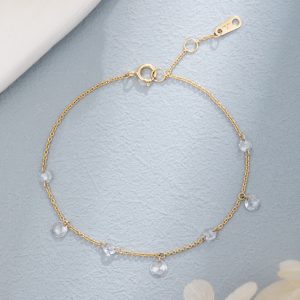 14ct Gold Lab-Grown Diamond Bracelet — NW-047