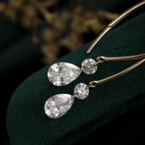 14ct Gold Lab-Grown Diamond Earrings — NK-051
