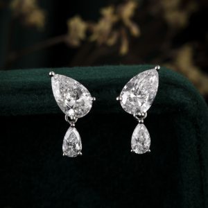 10ct Gold Lab-Grown Diamond Earrings — NK-043