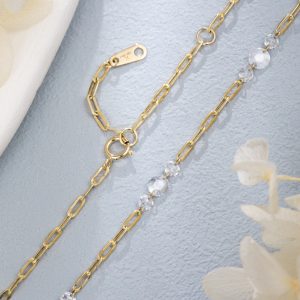 14ct Gold Lab-Grown Diamond Necklace — NW-039