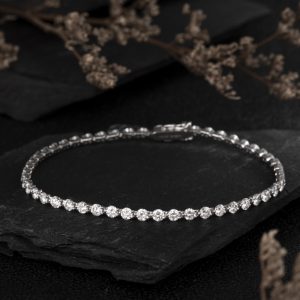 14ct Gold Lab-Grown Diamond Bracelet — NK-032