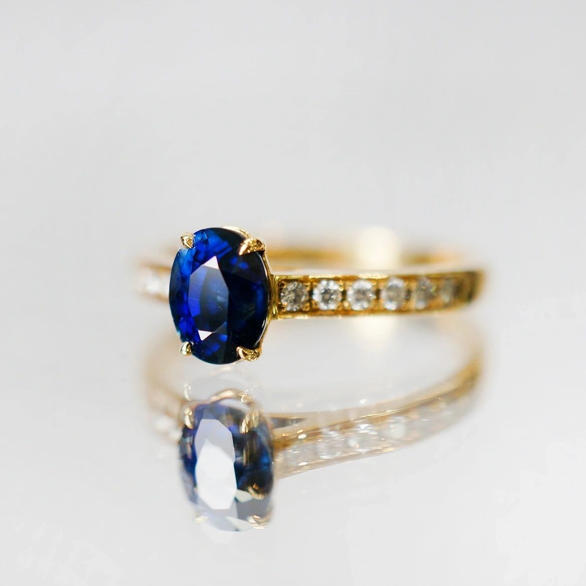 Natural Royal Blue Sapphire Ring